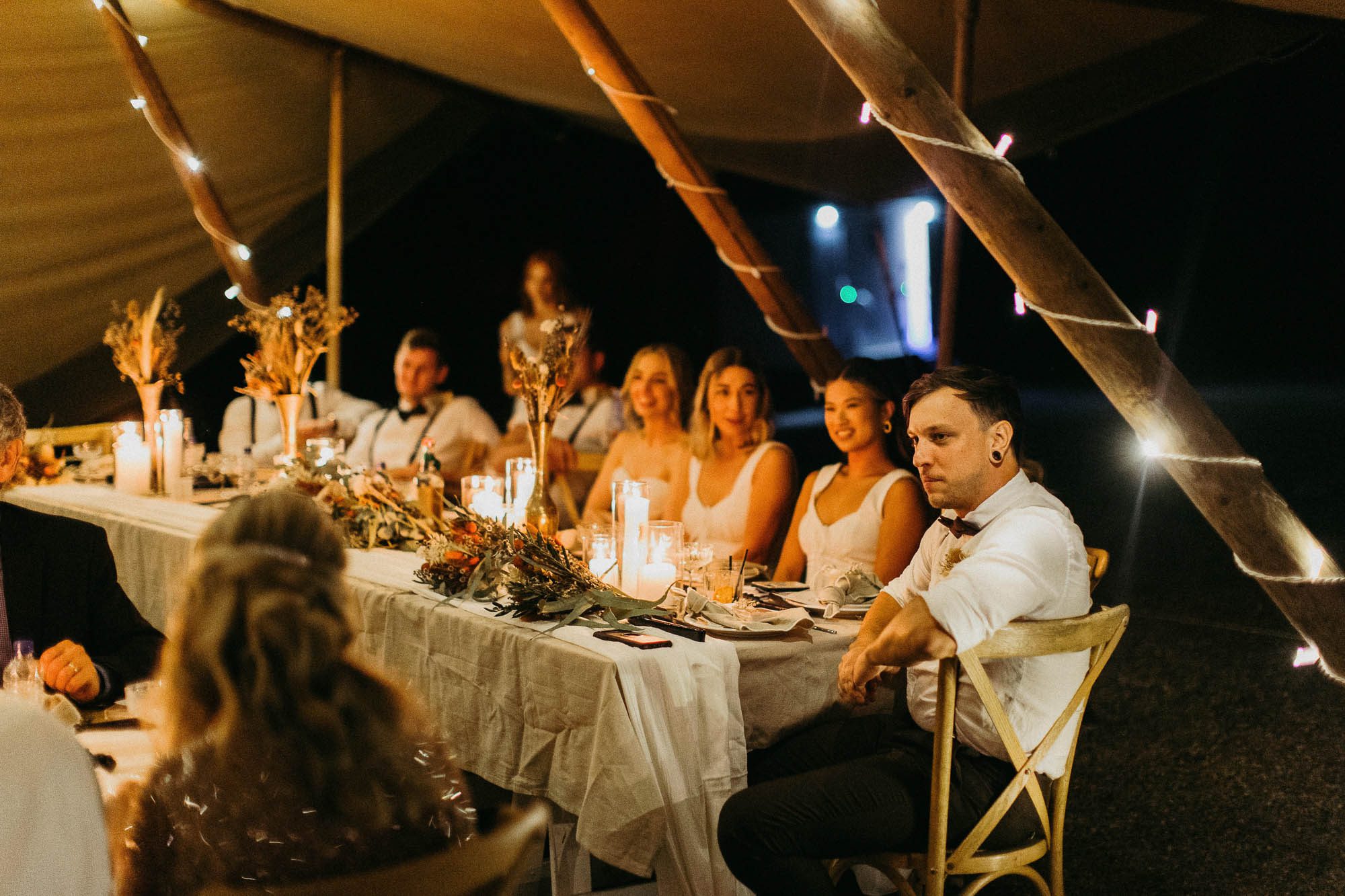 Tipi Wedding Hire Gold Coast reception fun